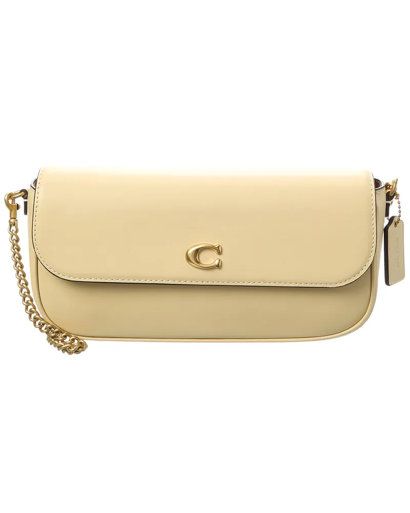 Coach Brook Flap Leather Chain Bag Nocolor