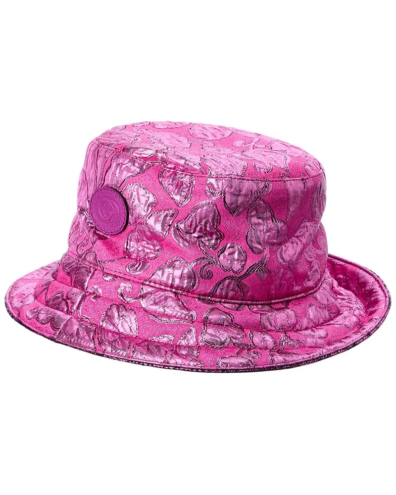 Gucci GG Lame Jacquard Reversible Bucket Hat Pink