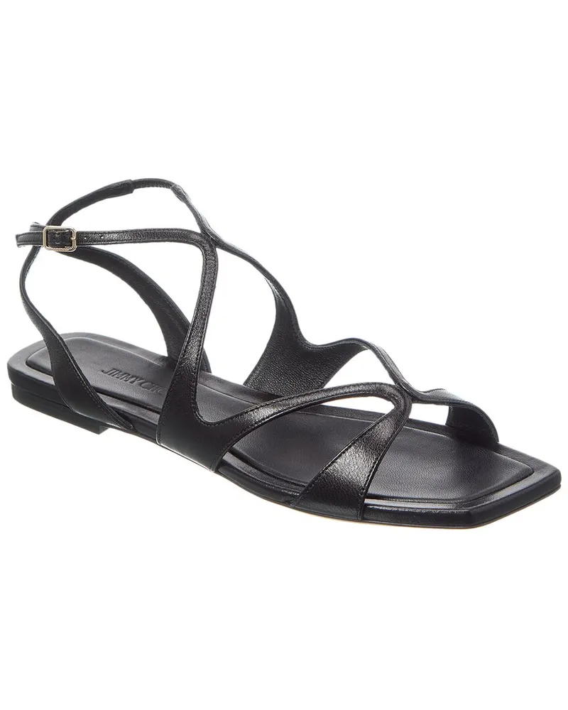 Jimmy Choo Ayla Leather Sandal Black
