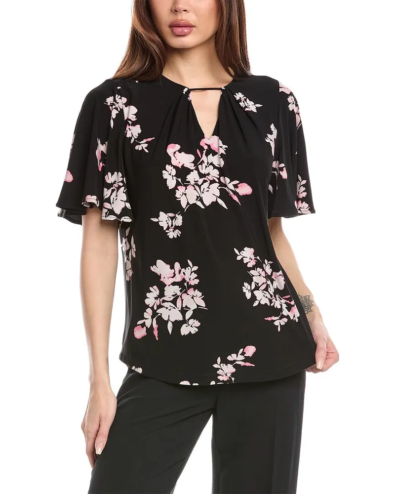 Anne Klein Bell-Sleeve Top Black