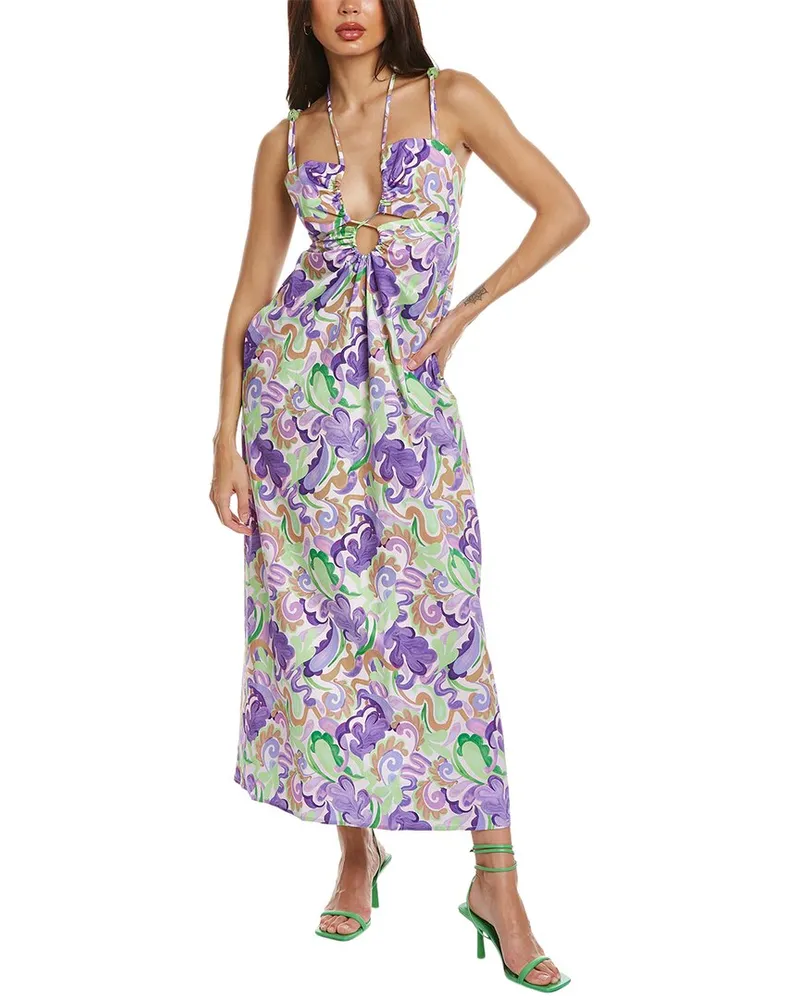 SUBOO Botanica Maxi Dress Purple