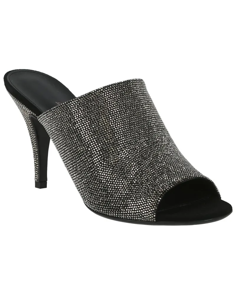 Ferragamo Janine Crystal Sandal Black