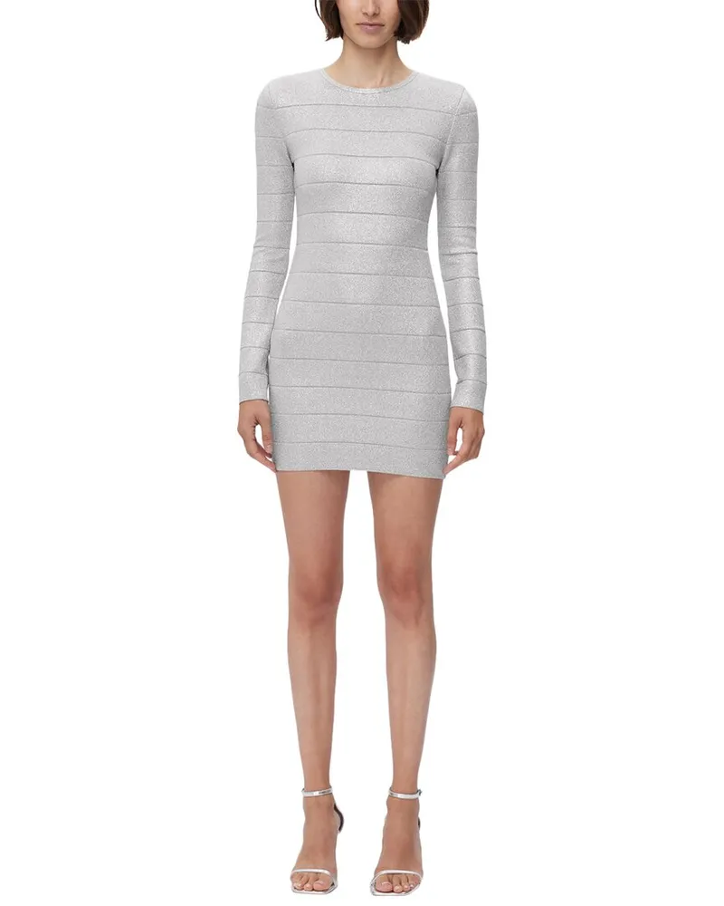 Hervé Léger Disco Knit Mini Dress Nocolor