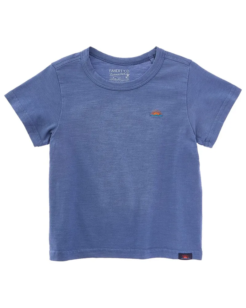 Faherty Sunwashed T-Shirt Blue
