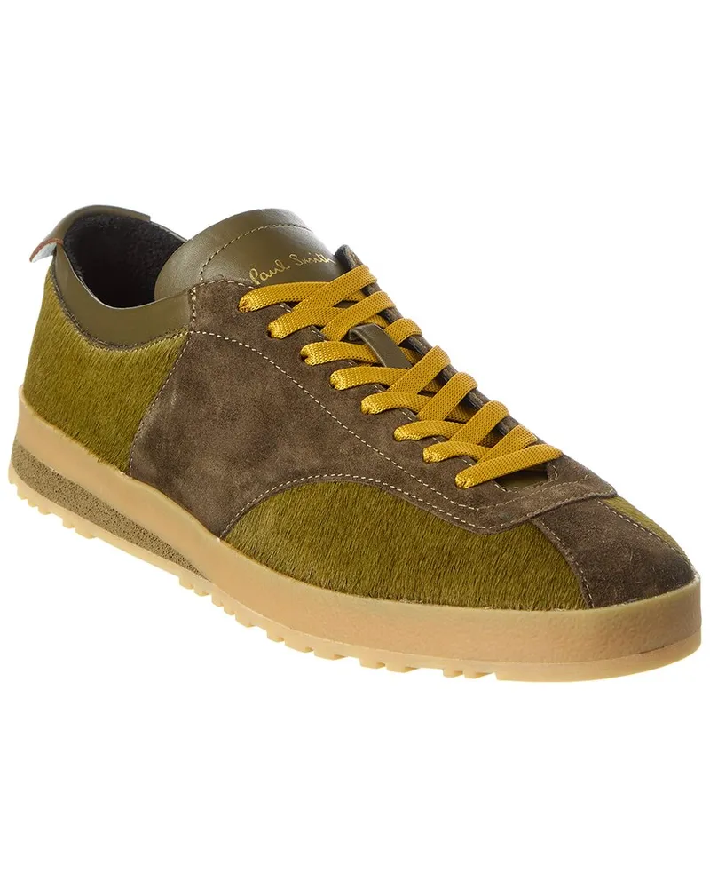 Paul Smith Zephyr Suede & Haircalf Sneaker Green