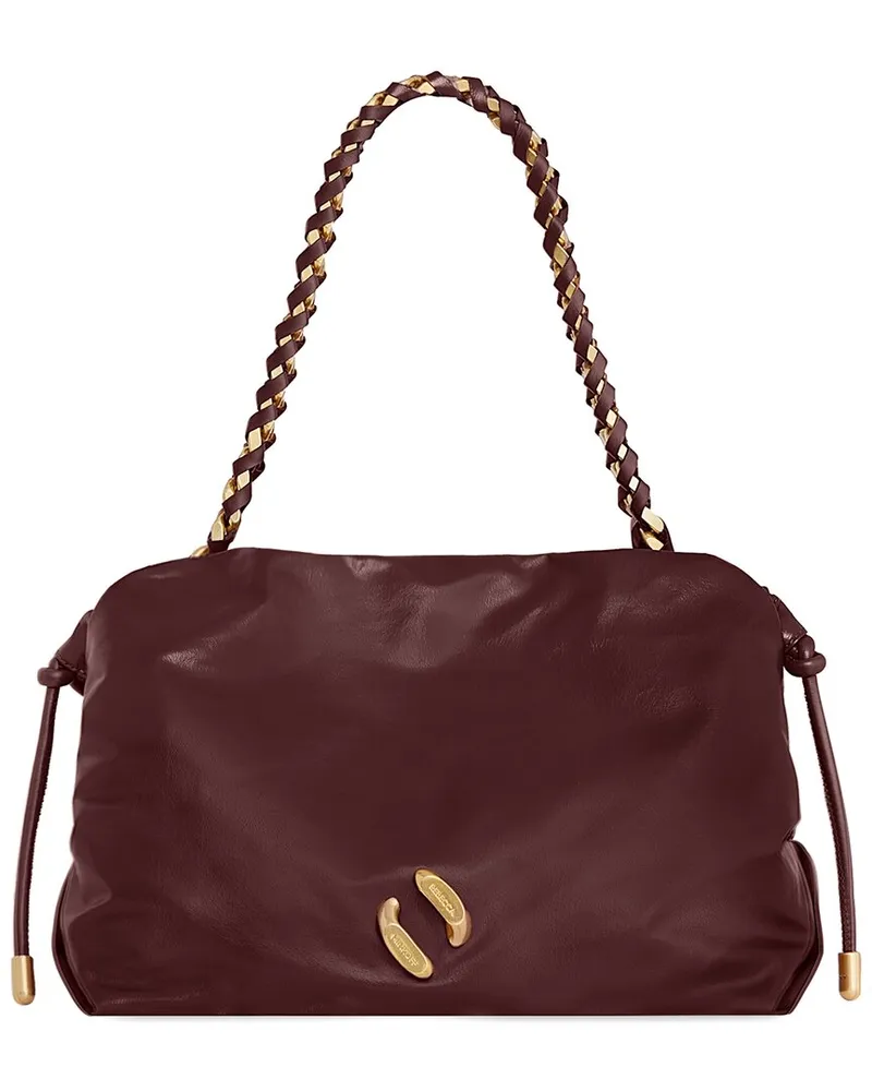 Rebecca Minkoff Zero Gravity Leather Shoulder Bag Red
