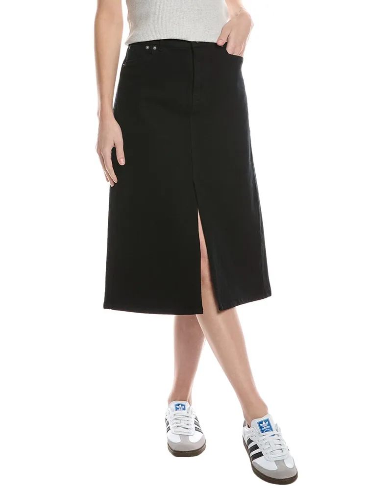 Proenza Schouler Denim Midi Skirt Black