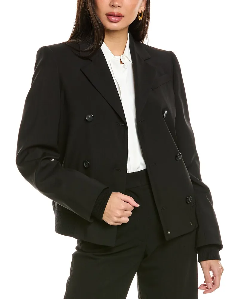 SPORTMAX Fascia Wool Jacket Black