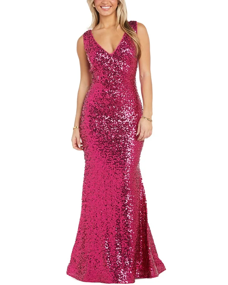 Morgan Sequin Gown Nocolor