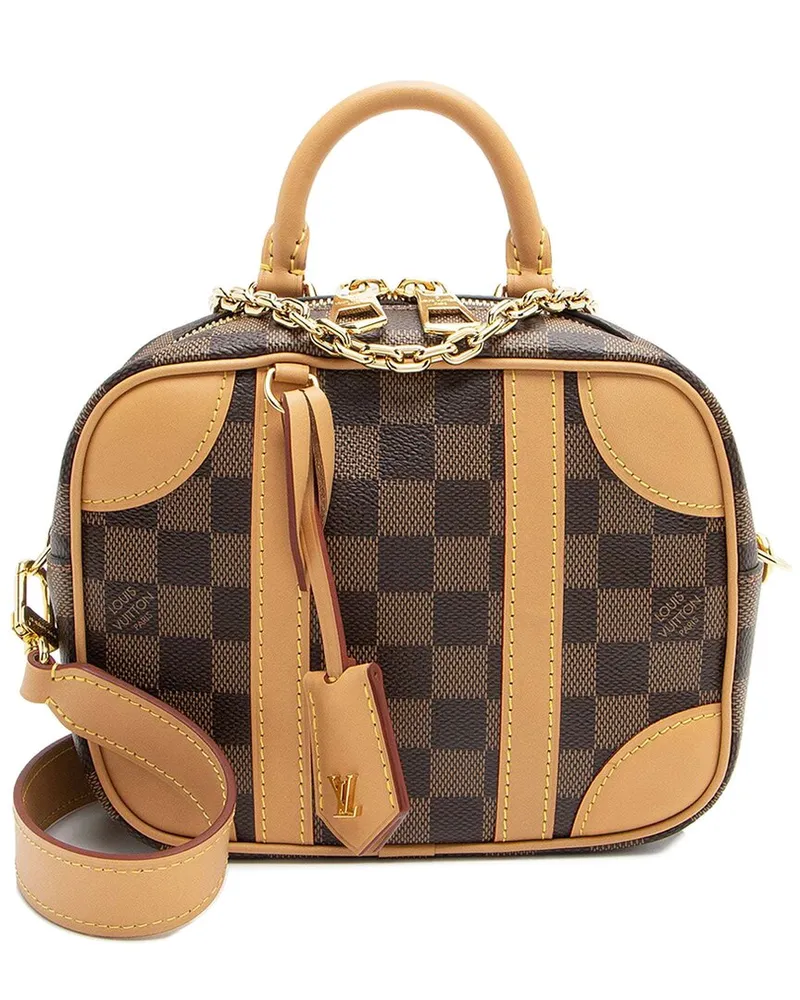 Louis Vuitton Brown Damier Ebene Valisette BB Top Handle (Authentic Pre-Loved Nocolor