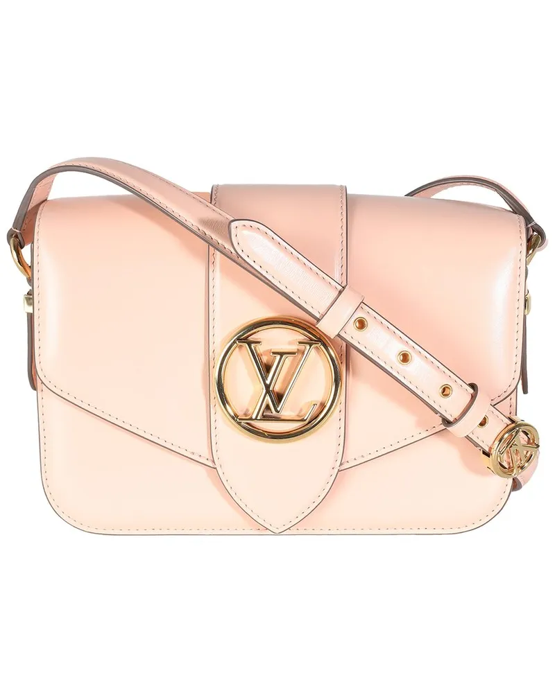 Louis Vuitton Pink Leather LV Pont 9 (Authentic Pre-Loved Nocolor