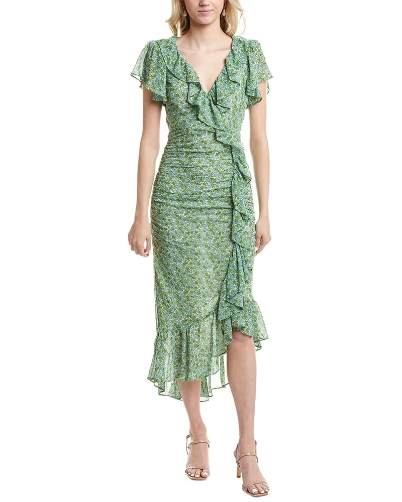 ASTR the Label Vilma Midi Dress Green