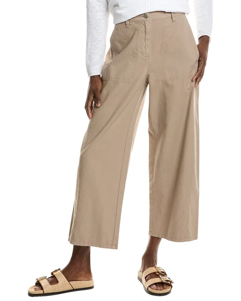 Eileen Fisher Wide Ankle Pant Nocolor