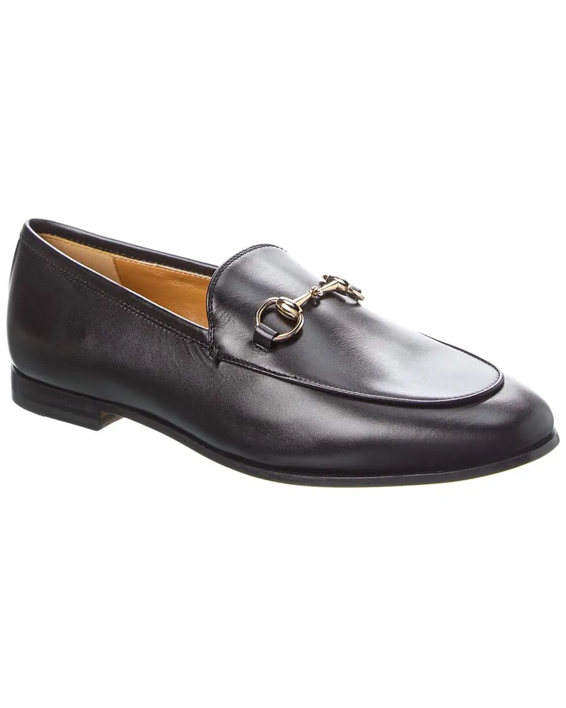 Gucci Jordaan Leather Loafer Black