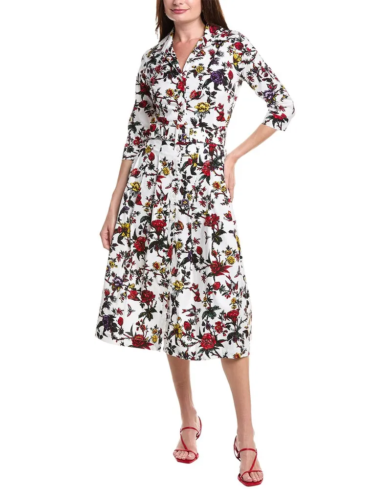 Samantha Sung Audrey 3 Shirtdress Red