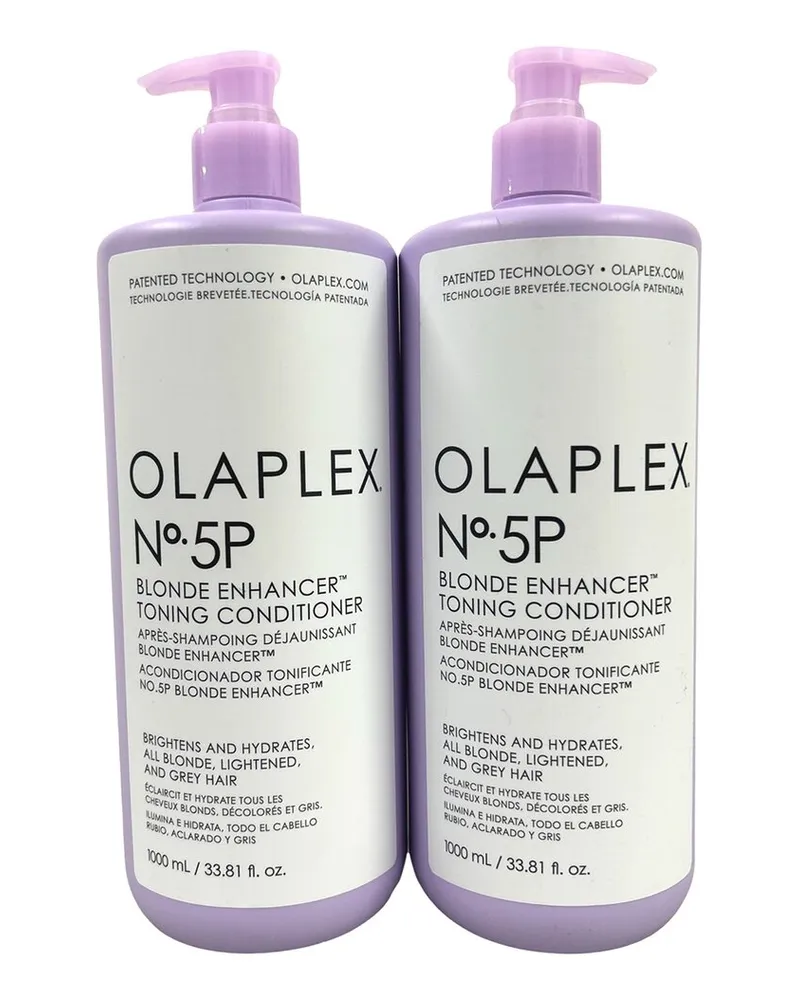 OLAPLEX 33.8oz 2 Pack No 5P Blonde Enhancer Conditioner 