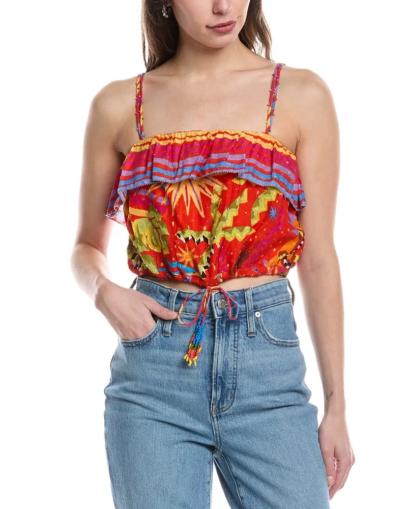 FARM Rio Crop Top Red