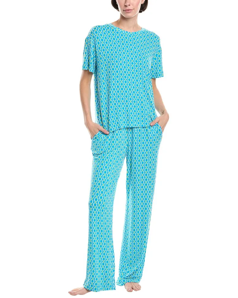 SANCTUARY 2pc Shirt & Pant Set Blue