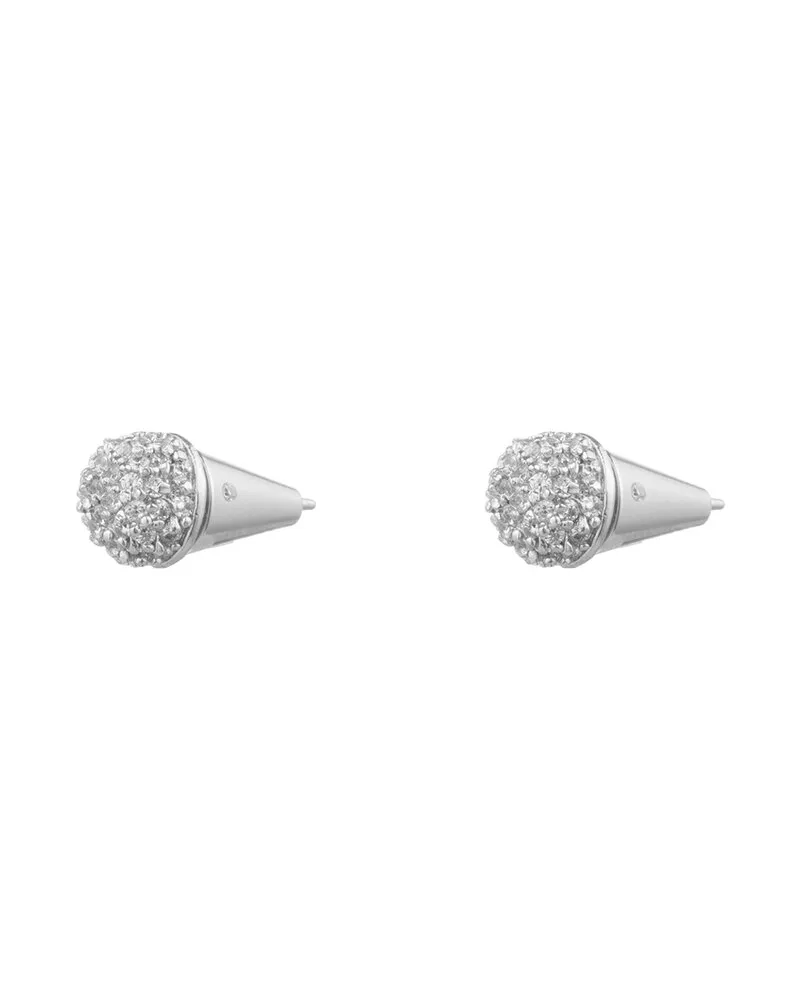 Eddie Borgo Rhodium Plated Dome Studs Nocolor