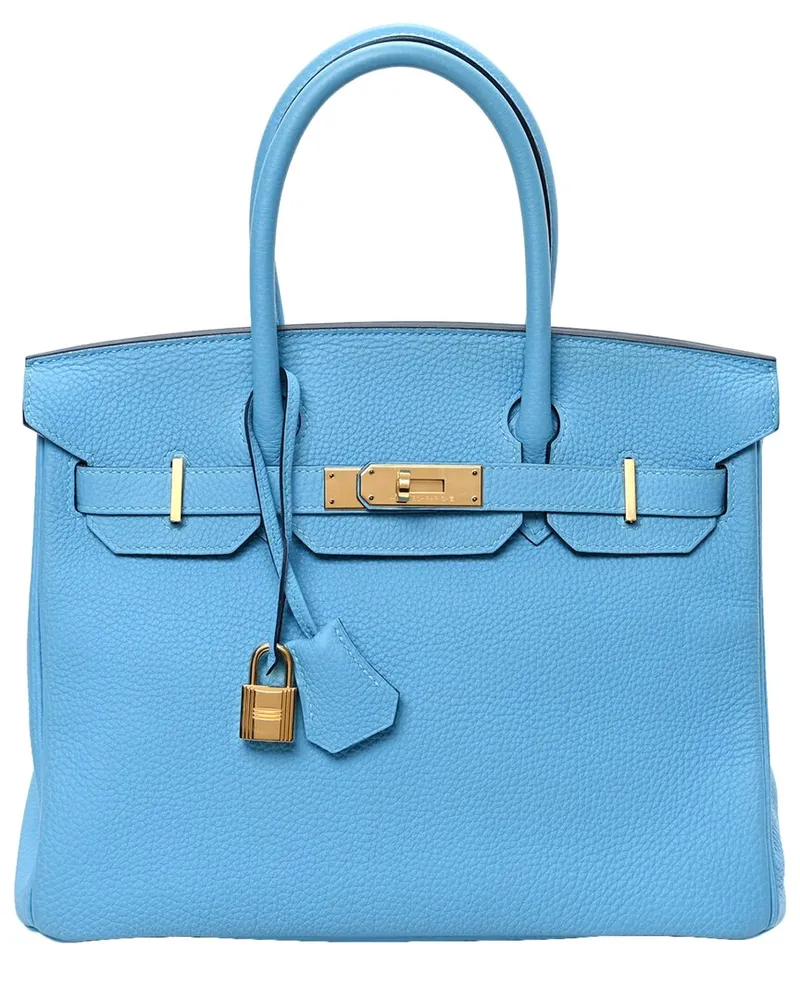 Hermès Bleu de Nord Togo Leather Birkin 30 (Authentic Pre-Loved Nocolor