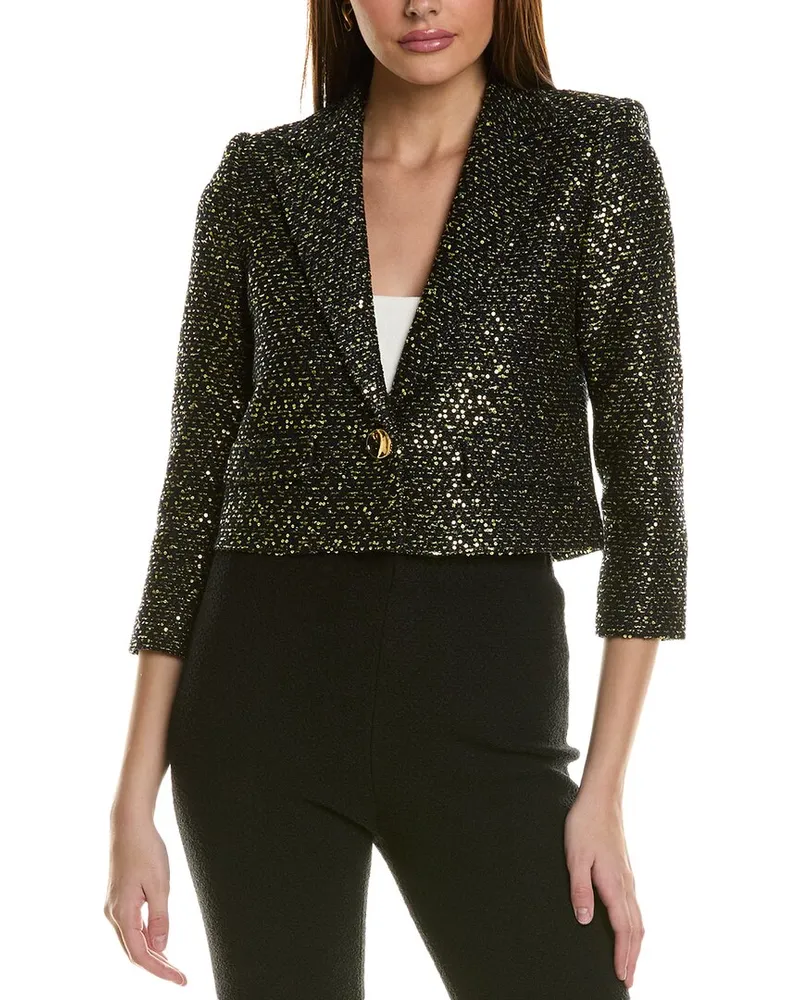 ST. JOHN Textured Jacket Black