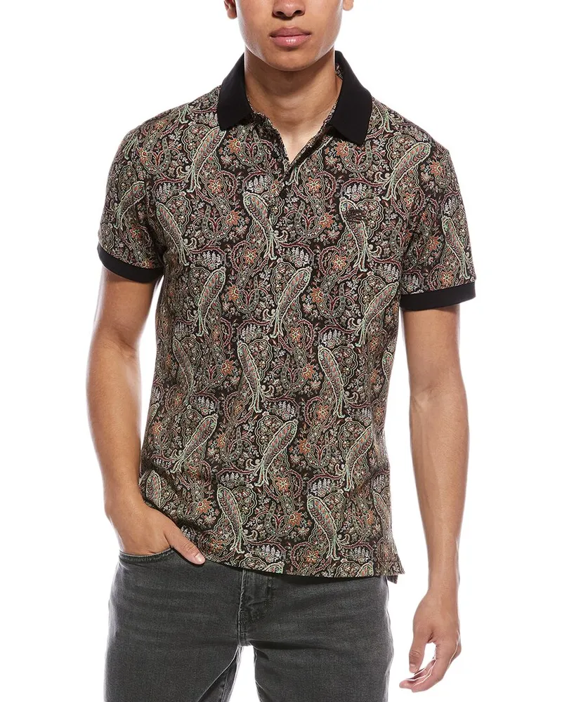 Etro Roma Polo Shirt Black