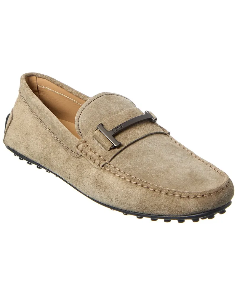 TOD'S TOD’s Gommini Suede Loafer Beige