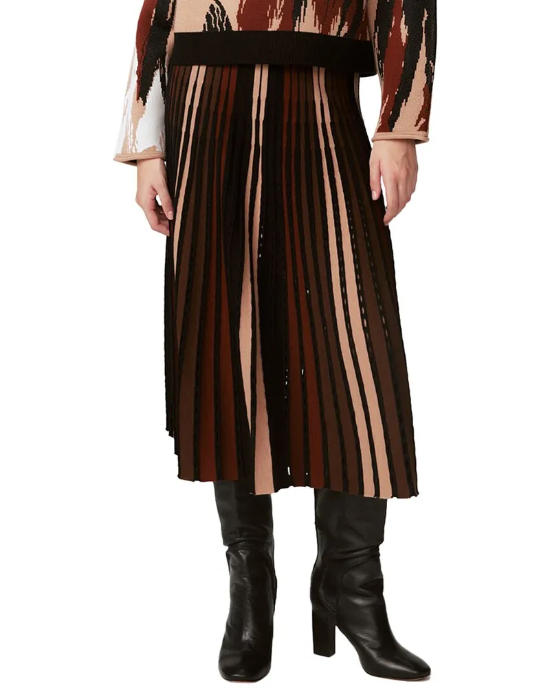 Diane von Furstenberg Tribeca Wool-Blend Skirt Nocolor