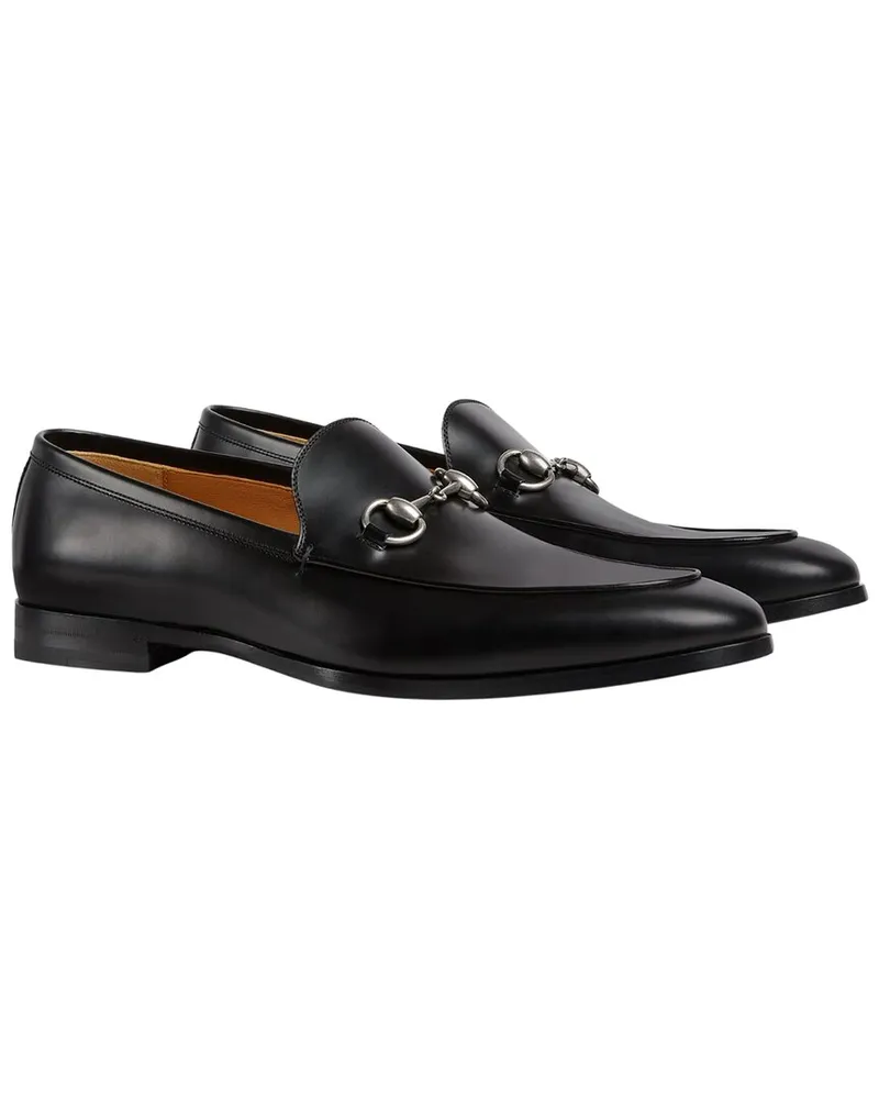 Gucci Leather Moccasin Black