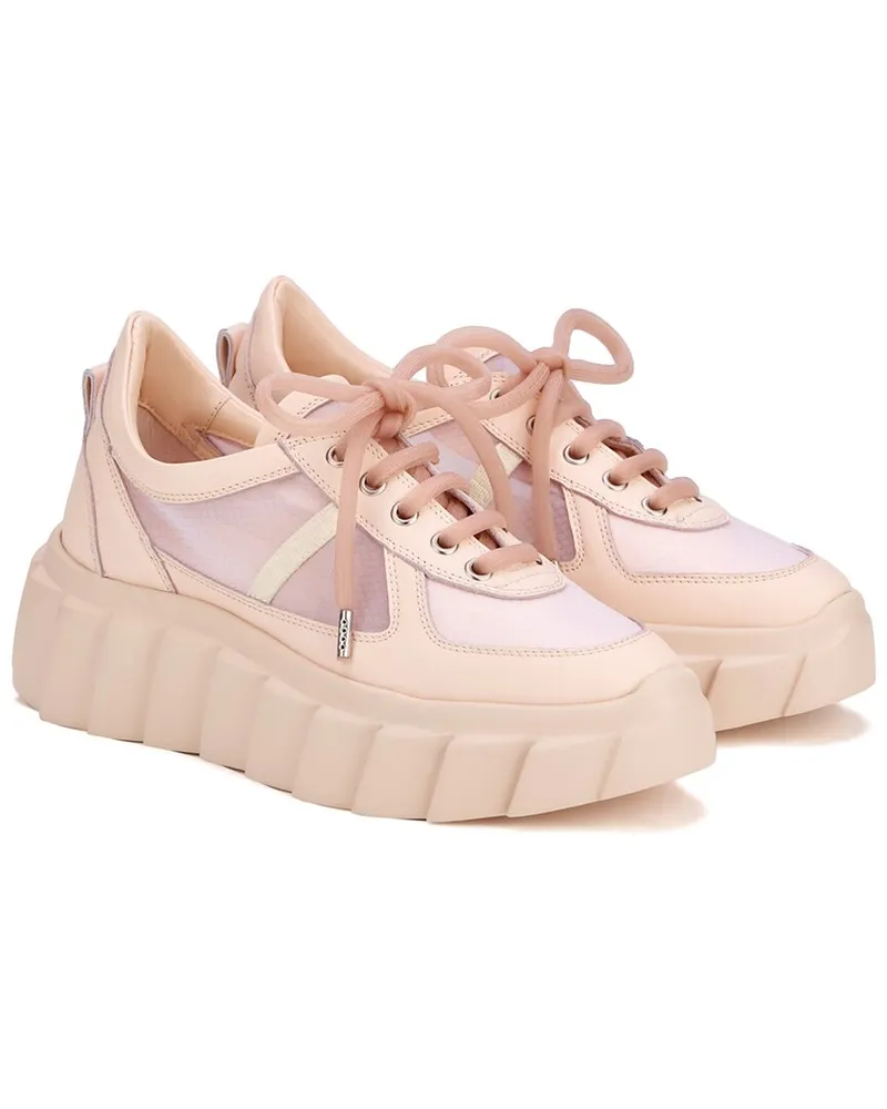 Attilio Giusti Leombruni Blondie Grid Leather Sneaker Nocolor