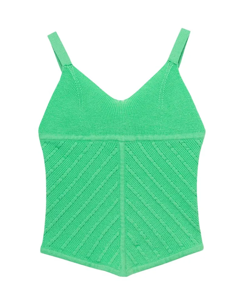 HABITUAL Handkerchief Blouse Green