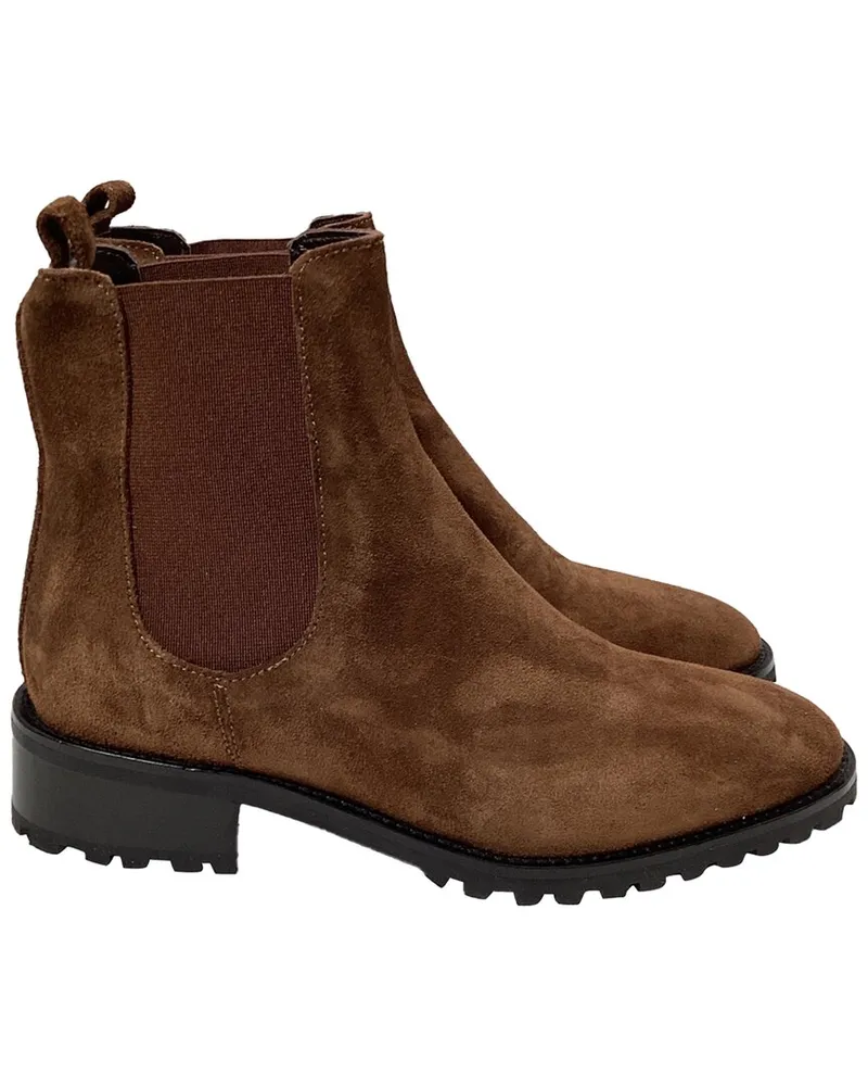 Manolo Blahnik Women's Suede Chelata Chelsea Boot (Authentic Pre-Loved Nocolor