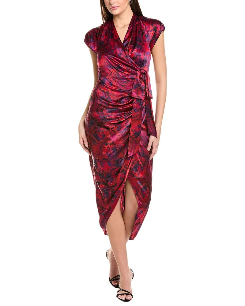 Cinq à Sept Gail Silk Maxi Dress Red