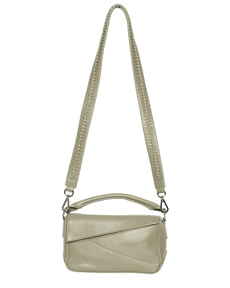 Walter Baker Jagger Leather Crossbody Grey