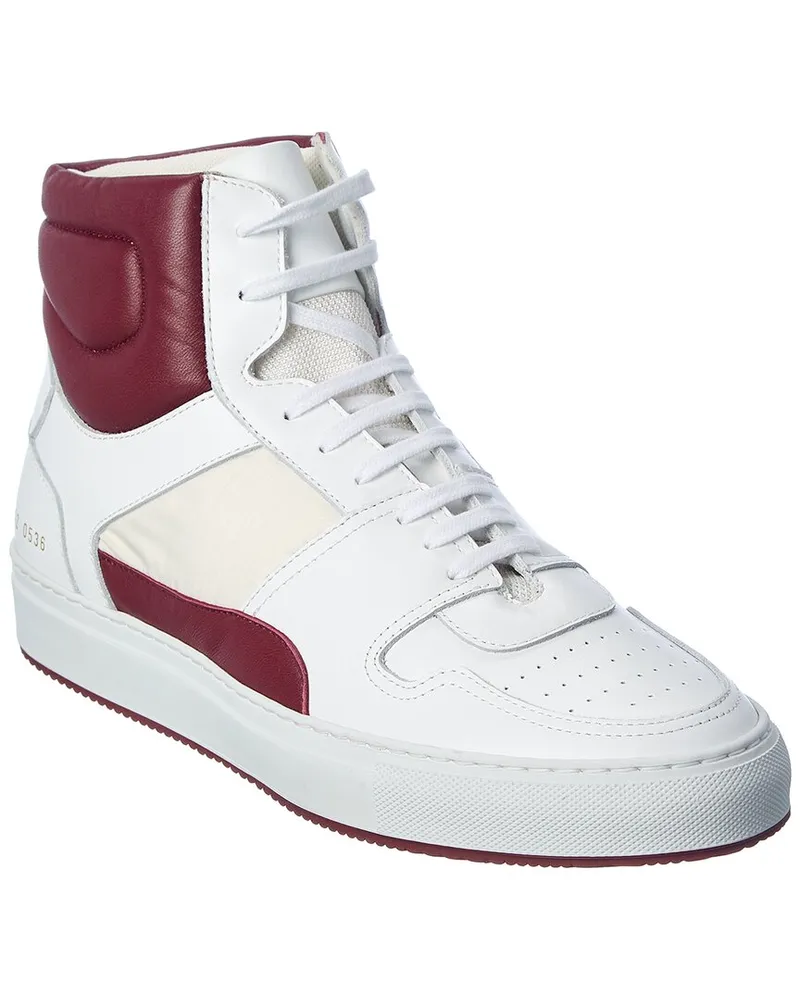 Common Projects Leather High-Top Sneaker White