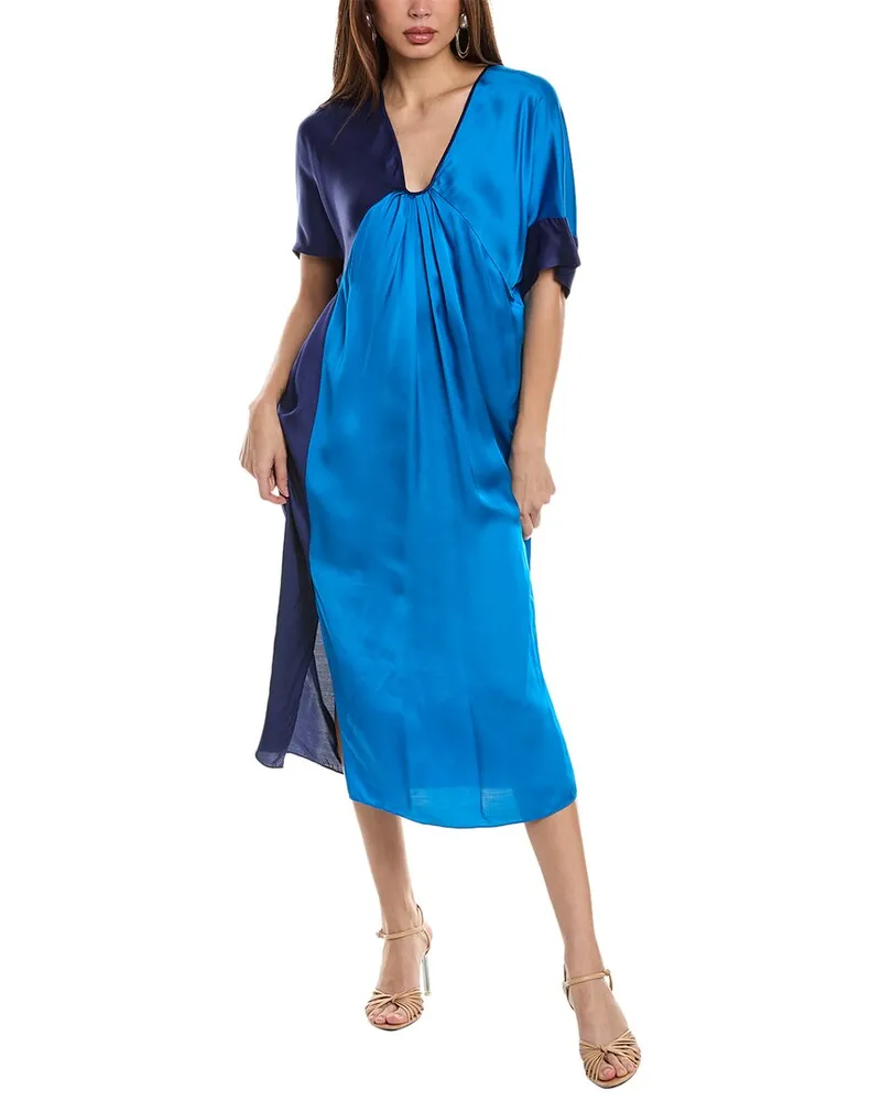 Diane von Furstenberg Ange Shift Dress Blue