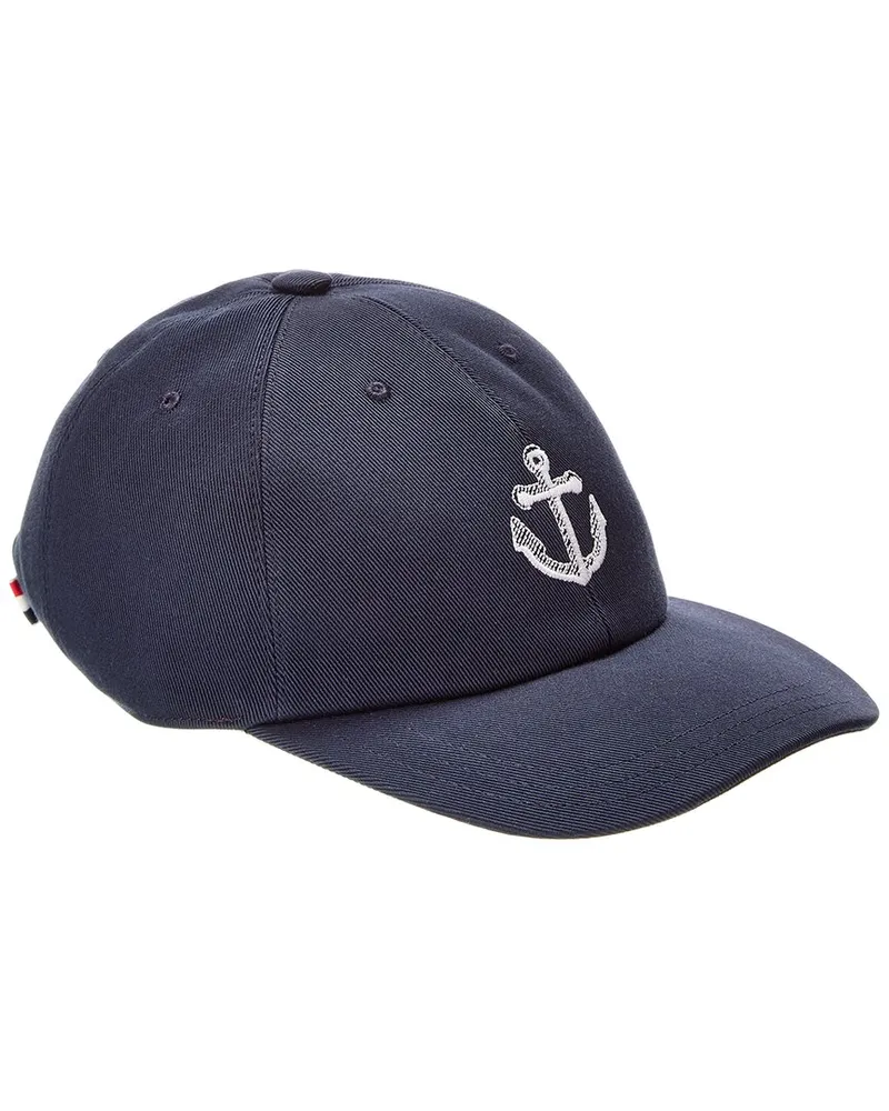 Thom Browne Classic 6-Panel Baseball Cap Blue