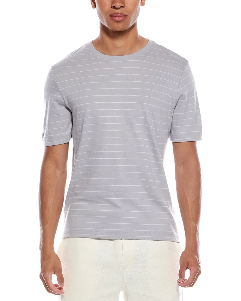 Vince Stripe T-Shirt Blue