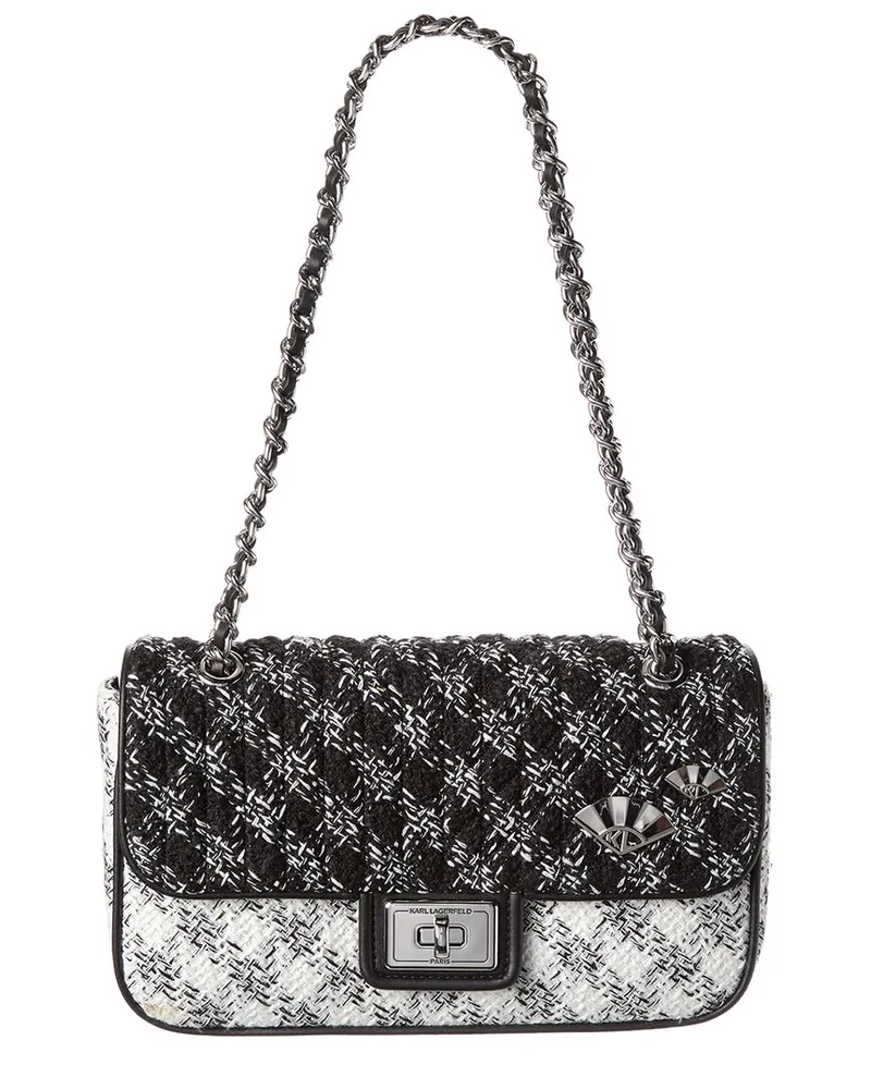 Karl Lagerfeld Agyness Shoulder Bag Black