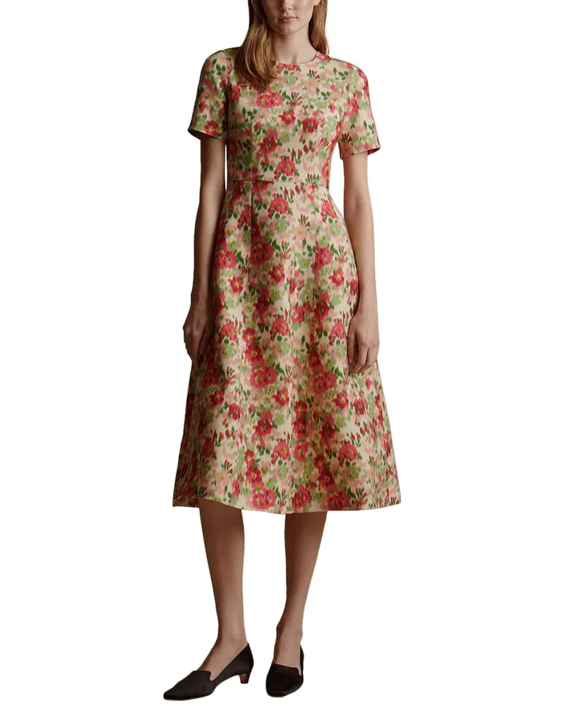 Adam Lippes Evangeline Wool & Silk-Blend Dress Nocolor