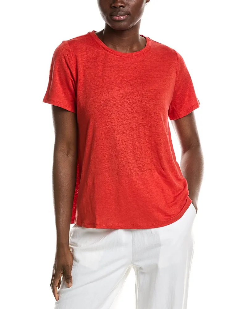 Eileen Fisher Crewneck T-Shirt Red