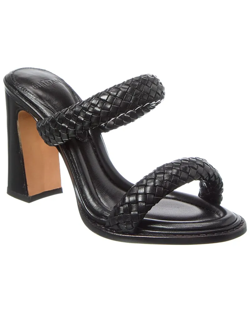 Alexandre Birman Alessia 90 Leather Sandal Black