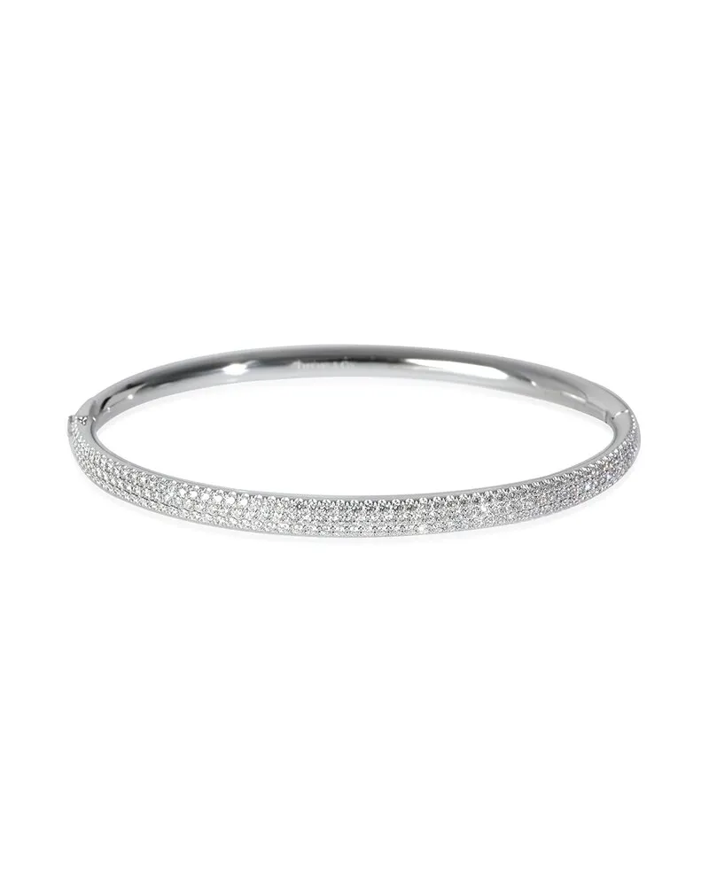 Tiffany & Co. 3 Row Metro Bangle 18K 2.52 ct. tw. Diamond Bracelet (Authentic Pre-Loved Nocolor