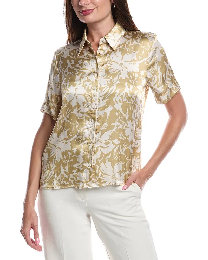 Nation Ltd Odin Button-Up Shirt Gold