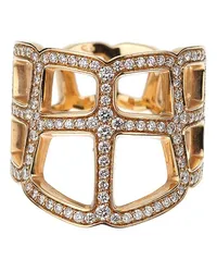 Hermès Hermes 18K 0.79 ct. tw. Diamond Niloticus Ombre Cocktail Ring (Authentic Pre-Owned 