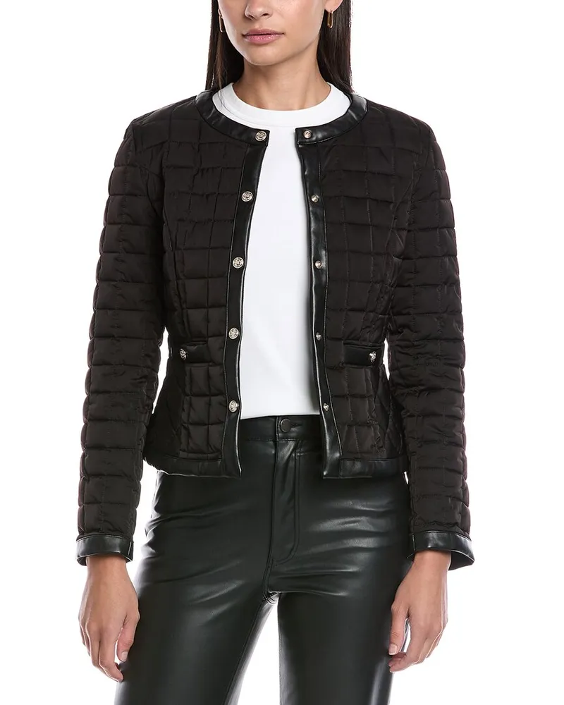 MARELLA Alfredo Quilted Jacket Black