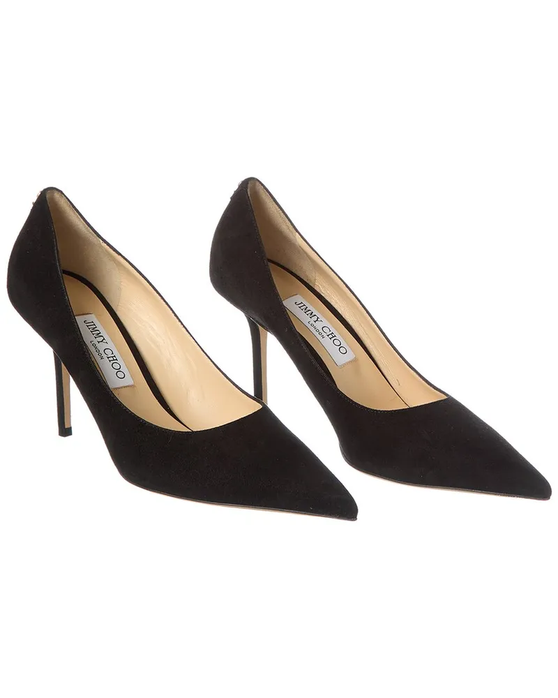 Jimmy Choo Love 85 Suede Pump (Authentic Pre-Loved Nocolor
