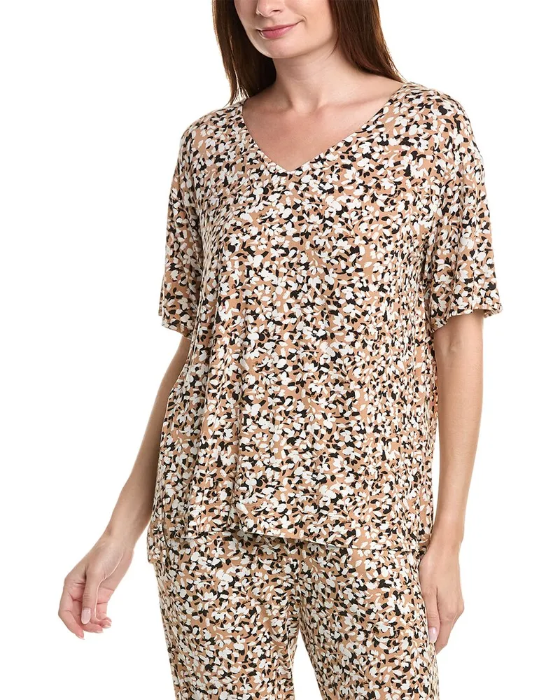 DKNY Pajama Top Brown