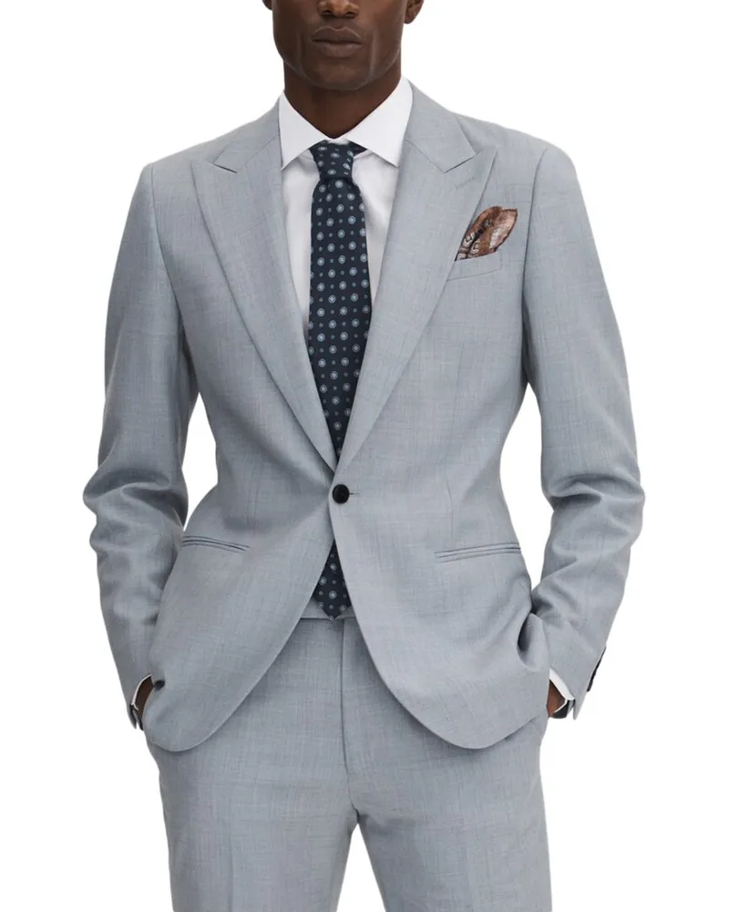 Reiss Dandy Peak Textured Blazer Nocolor