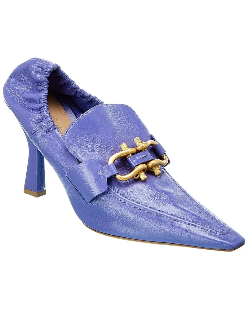 Bottega Veneta Madame Leather Pump Purple